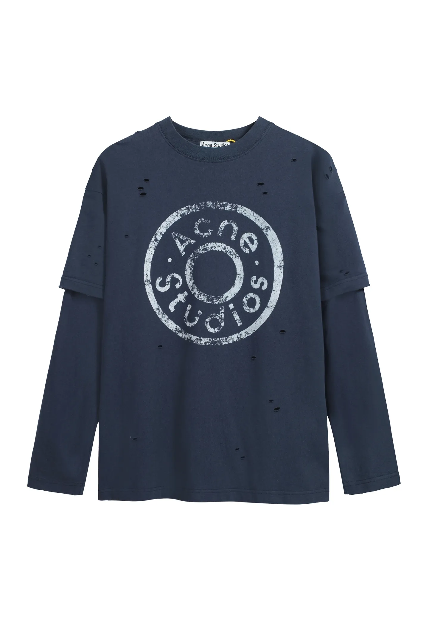 In Stock 🧨🧨 8210#AC LOGO T Navy Blue S-XL 20 8210#15014011